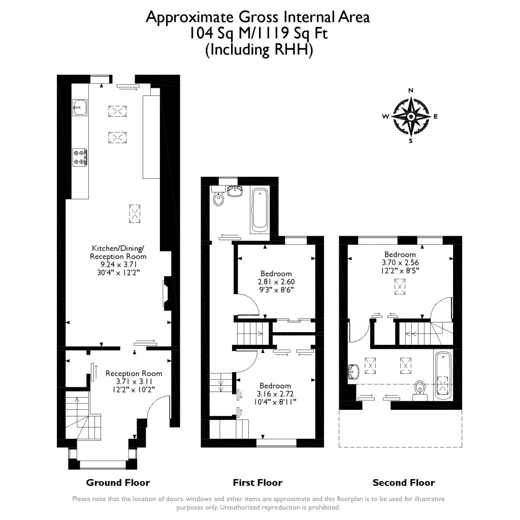 Floorplans For Stanley Gardens Road, Teddington