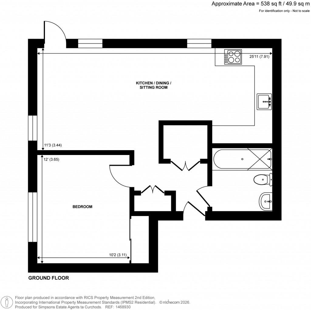 Floorplans For Egerton Road, Twickenham