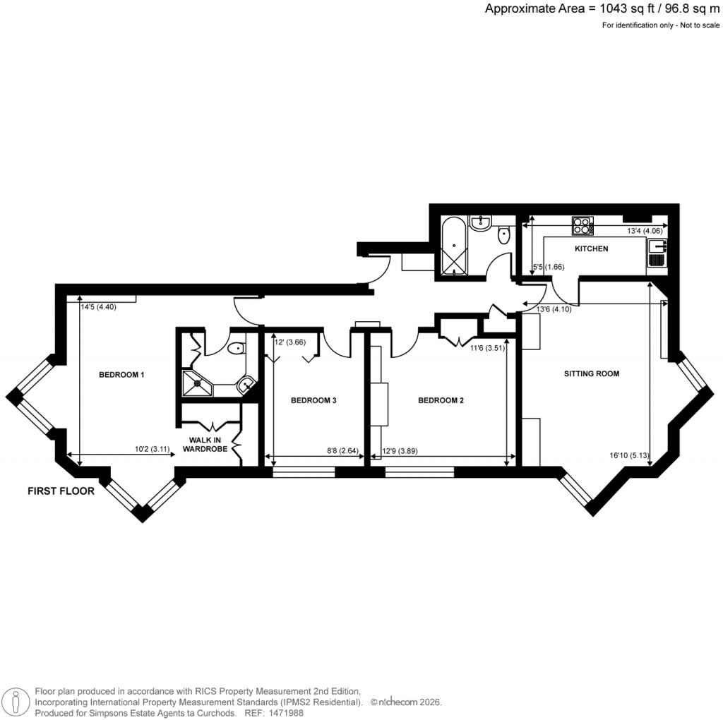 Floorplans For Twickenham Road, Teddington
