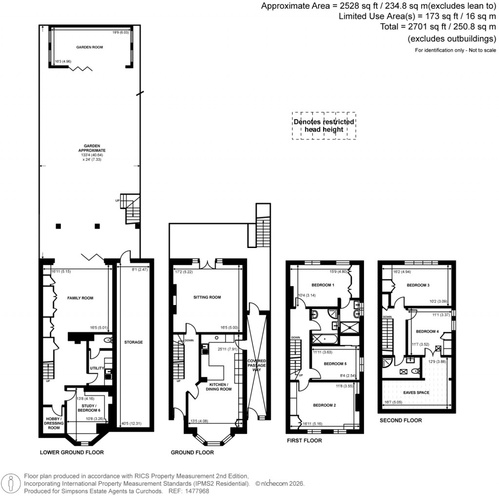Floorplans For Munster Road, Teddington