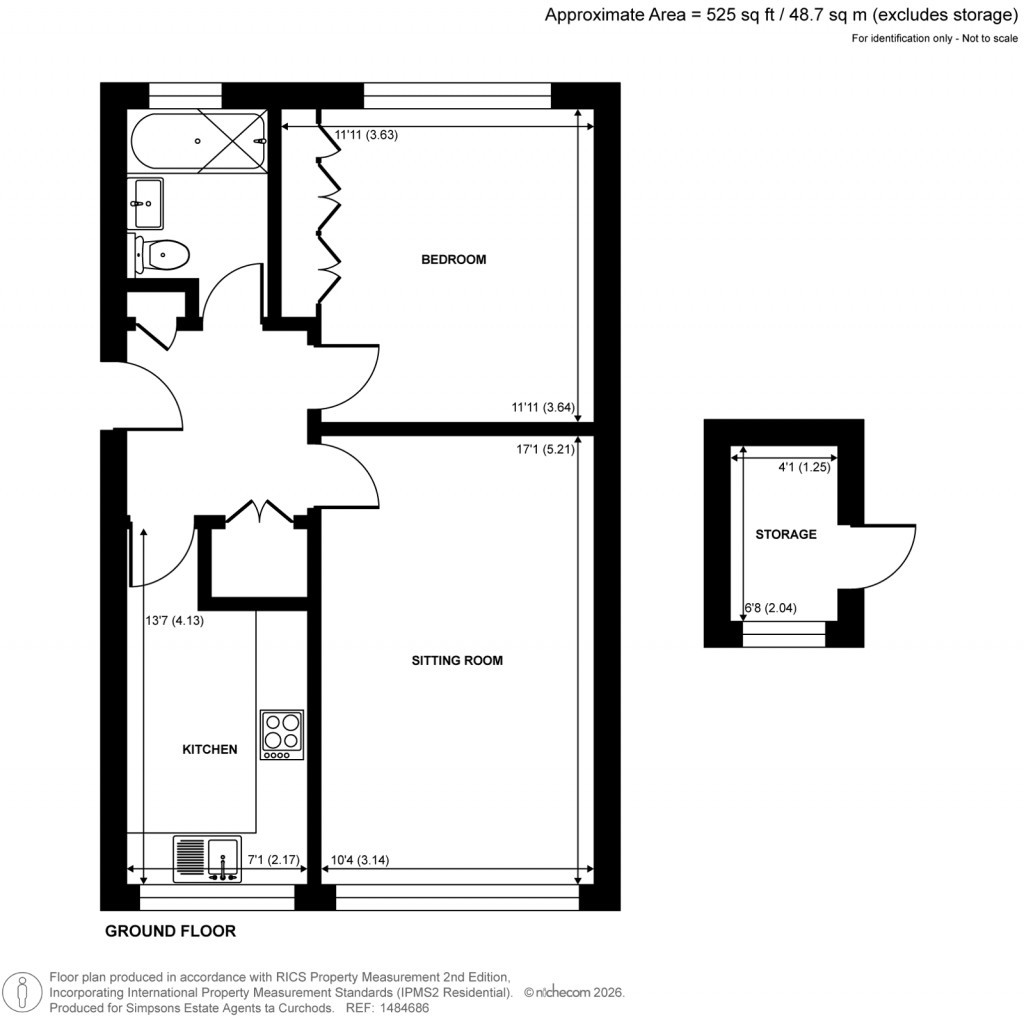 Floorplans For Bucklands Road, Teddington