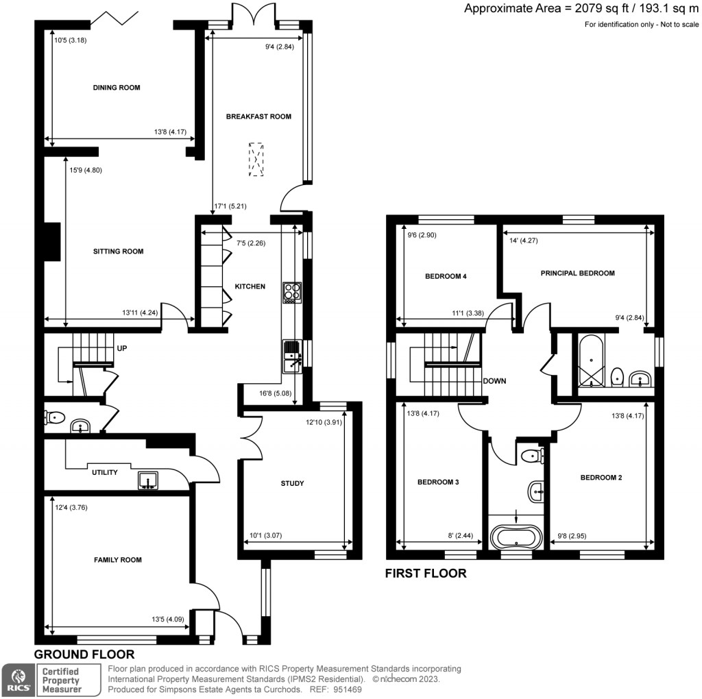 Floorplans For Birchdale Close, West Byfleet, KT14