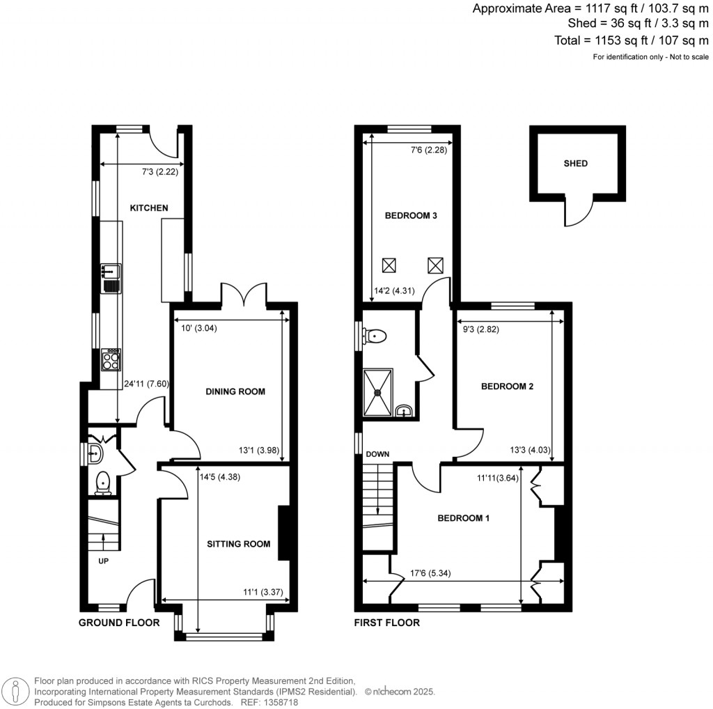 Floorplans For Station Road, West Byfleet, Surrey