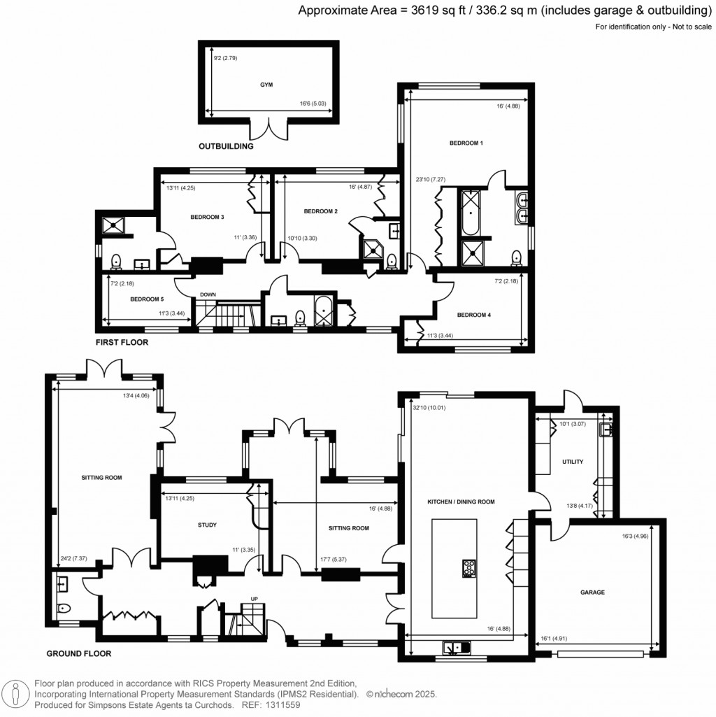 Floorplans For Ridgway, Pyrford, Surrey