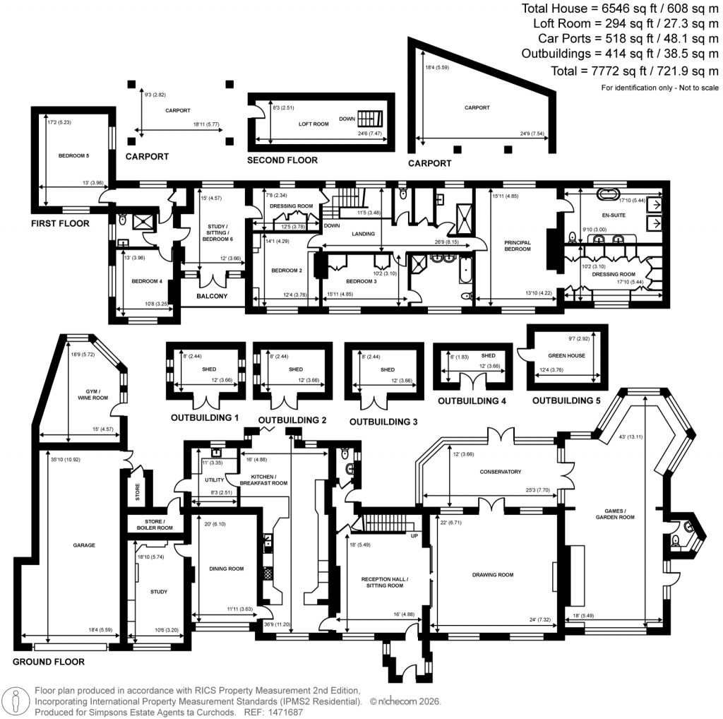 Floorplans For Forest Road, Pyrford, Surrey