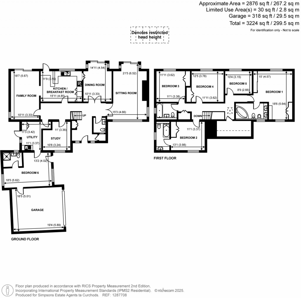 Floorplans For Blackdown Avenue, Pyrford, GU22