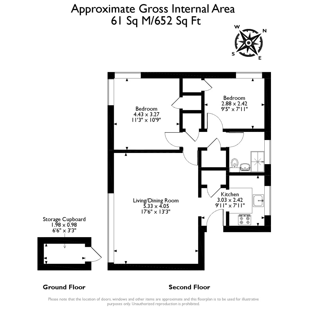 Floorplans For Brantwood Gardens, West Byfleet, KT14