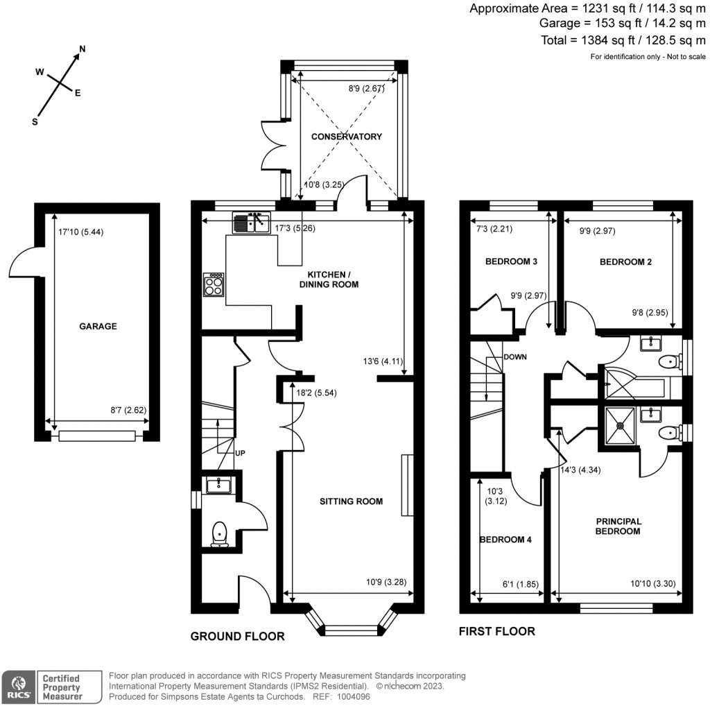 Floorplans For Tarrant Place, Madeira Road, West Byfleet, KT14
