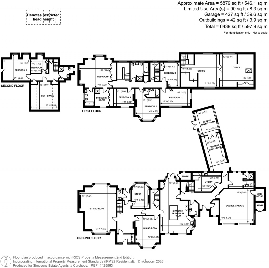Floorplans For Westby Gardens, West Byfleet, Surrey