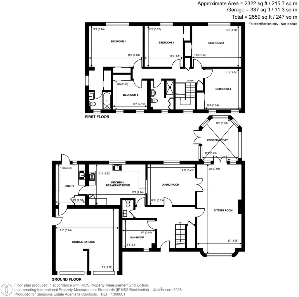 Floorplans For Dorincourt, Pyrford