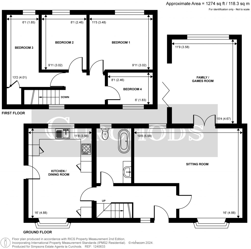Floorplans For Hedgecroft Cottages, Newark Lane, Ripley, GU23