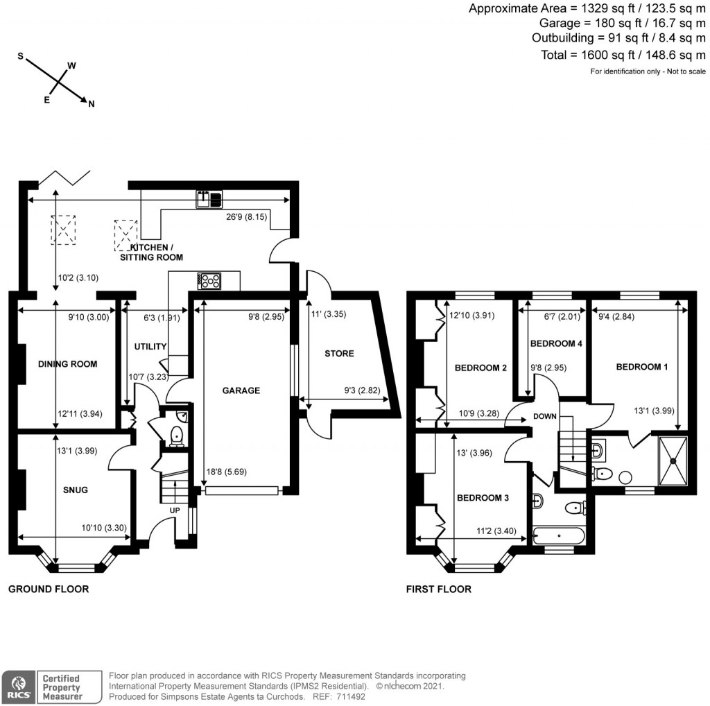 Floorplans For Church Road, Byfleet, Surrey