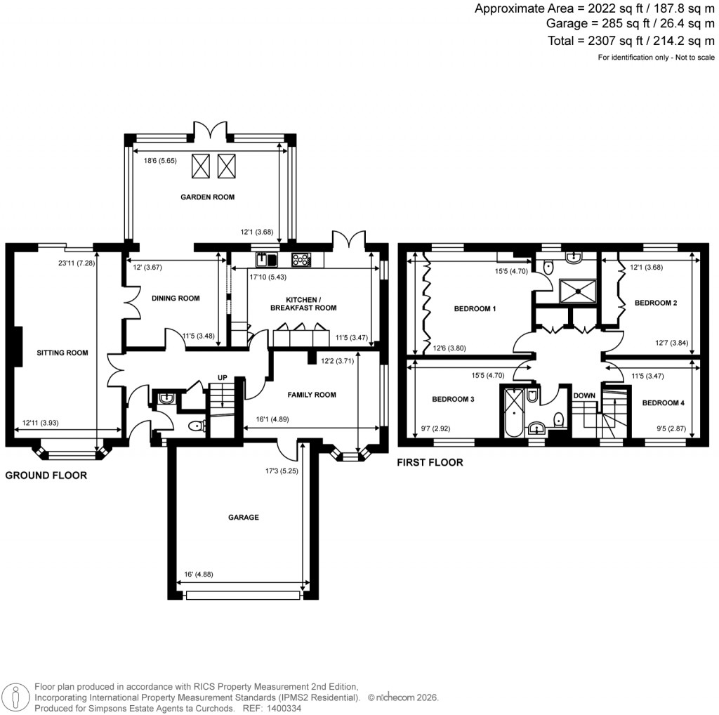 Floorplans For Dean Close, Pyrford, Surrey