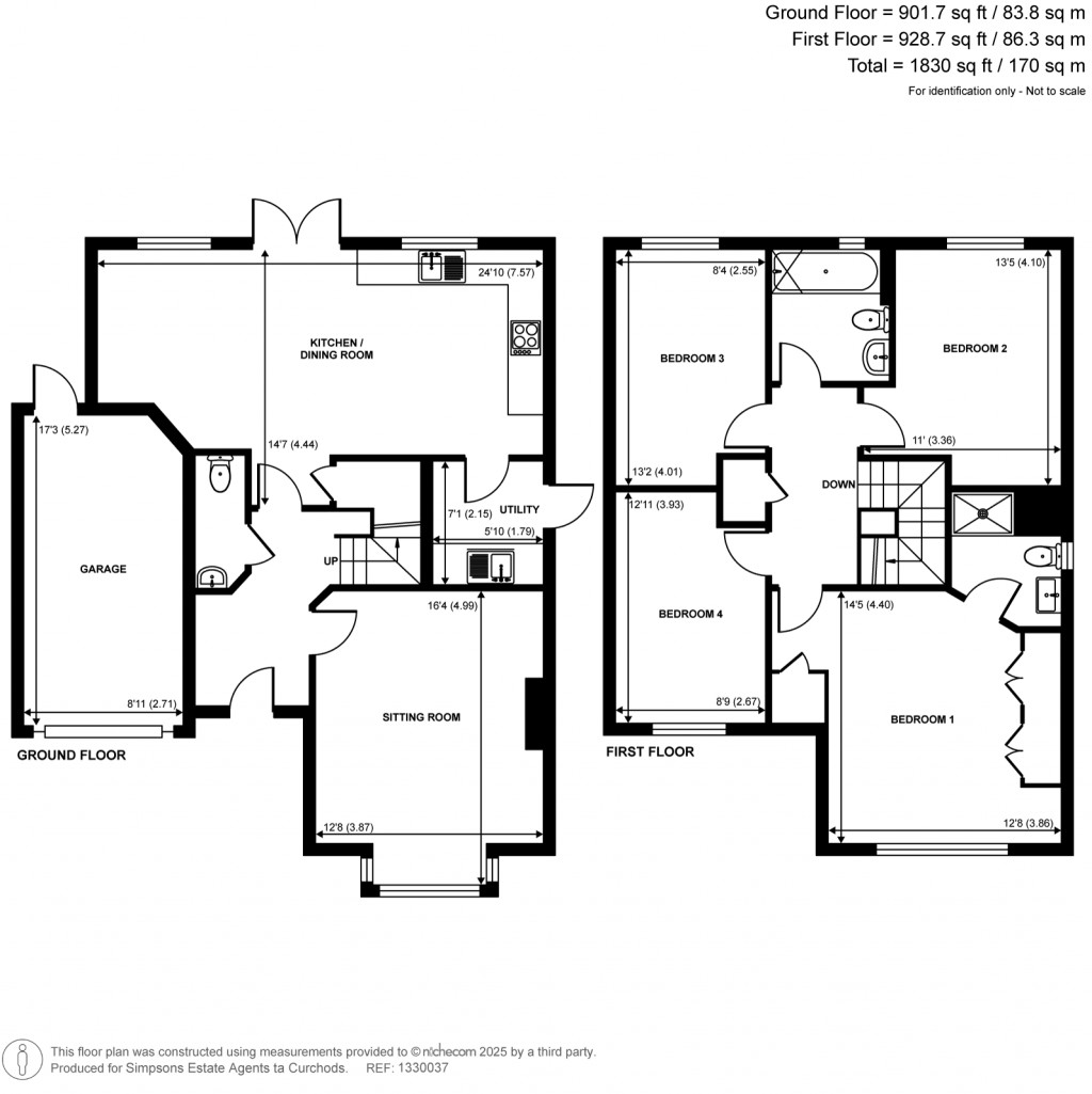 Floorplans For Church Road, Byfleet, Surrey