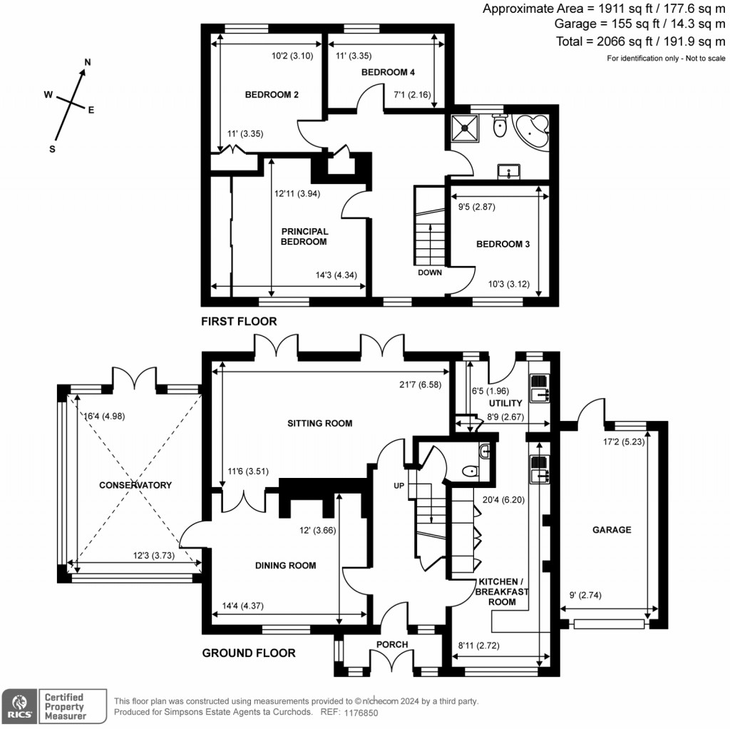 Floorplans For Paxton Gardens, Woodham, GU21