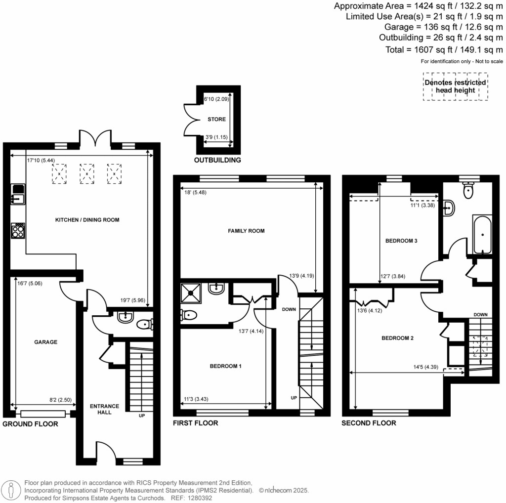 Floorplans For York Close, Byfleet, Surrey