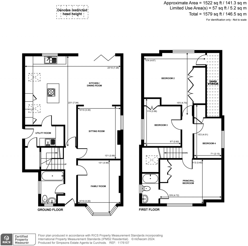 Floorplans For Woodlands Avenue, West Byfleet, KT14