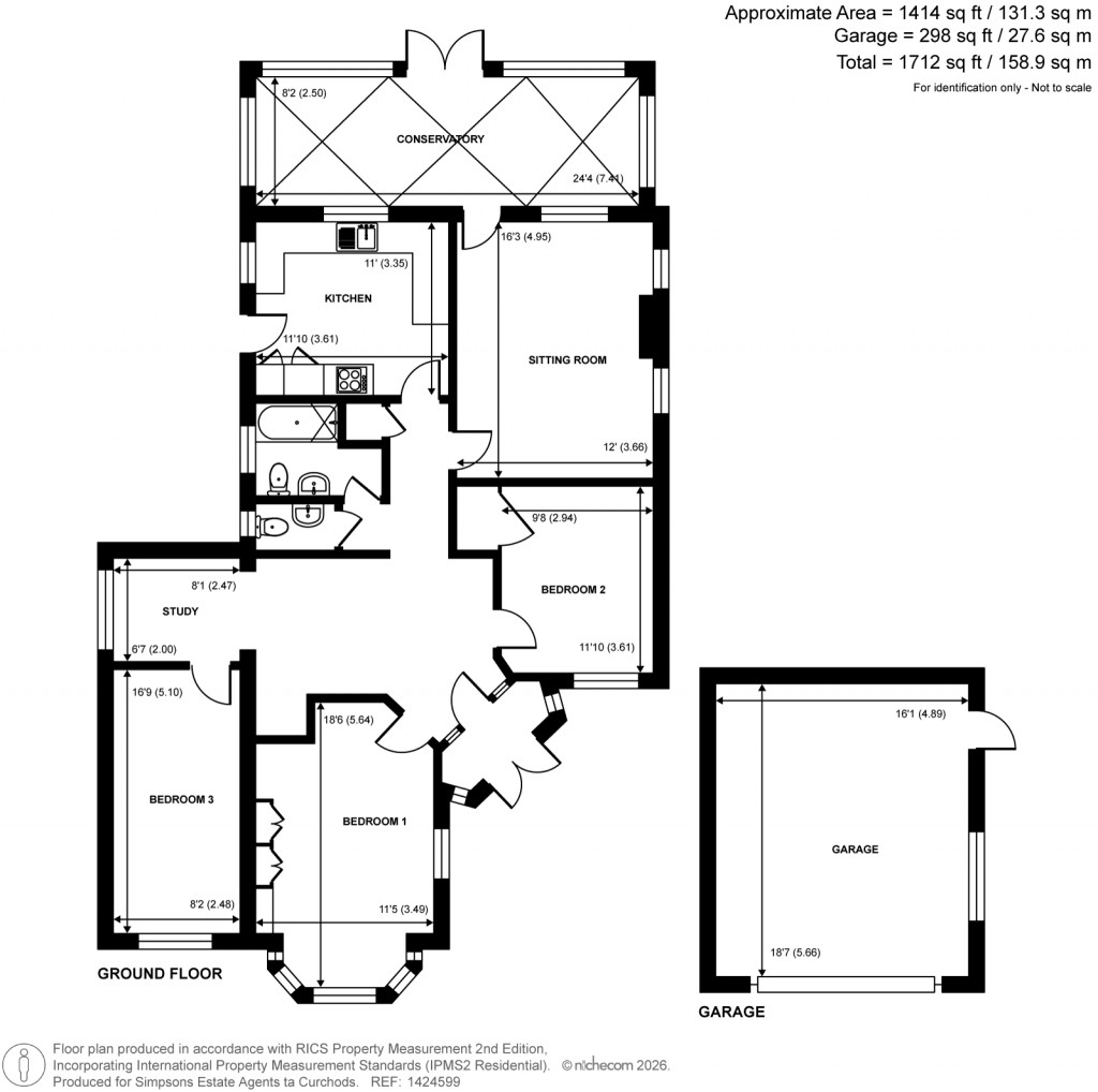 Floorplans For Golf Close, Pyrford, Surrey