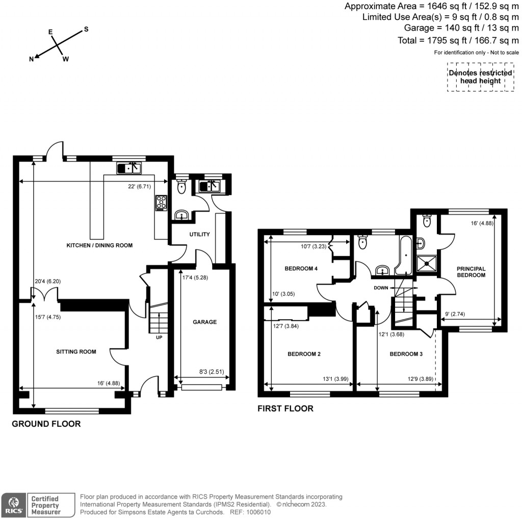 Floorplans For Hamilton Avenue, Pyrford, GU22