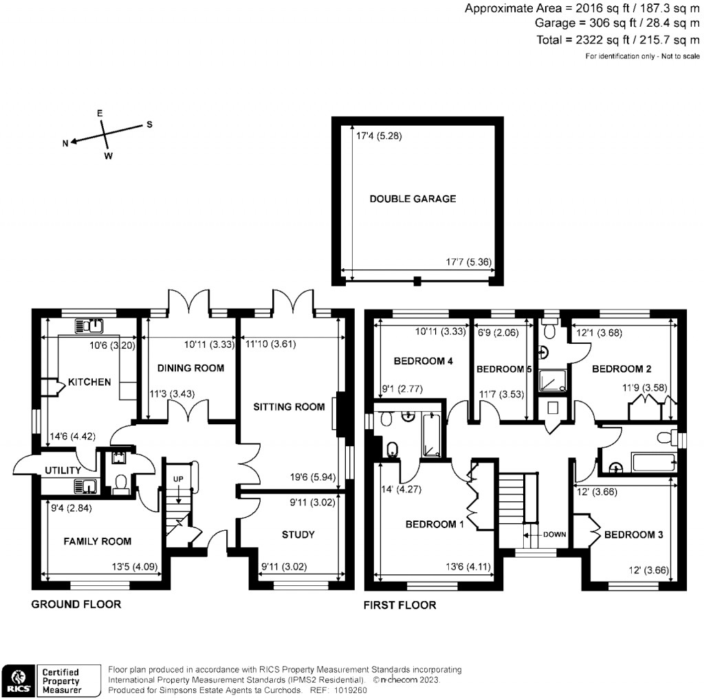 Floorplans For Hatfield Close, West Byfleet, KT14