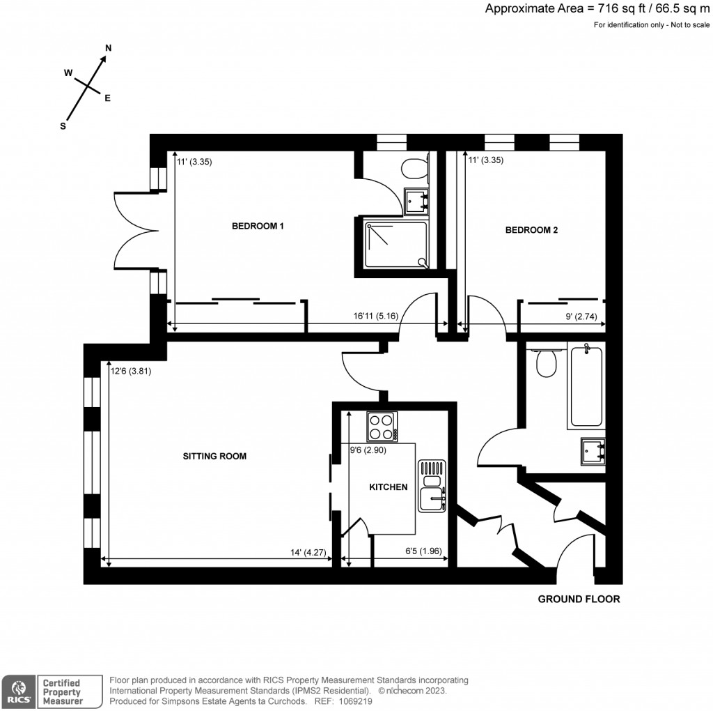 Floorplans For Sheerwater Road, Woodham, Surrey