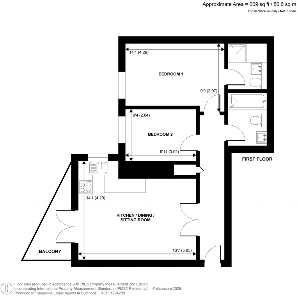 Floorplans For Rosemount Avenue, West Byfleet, Surrey