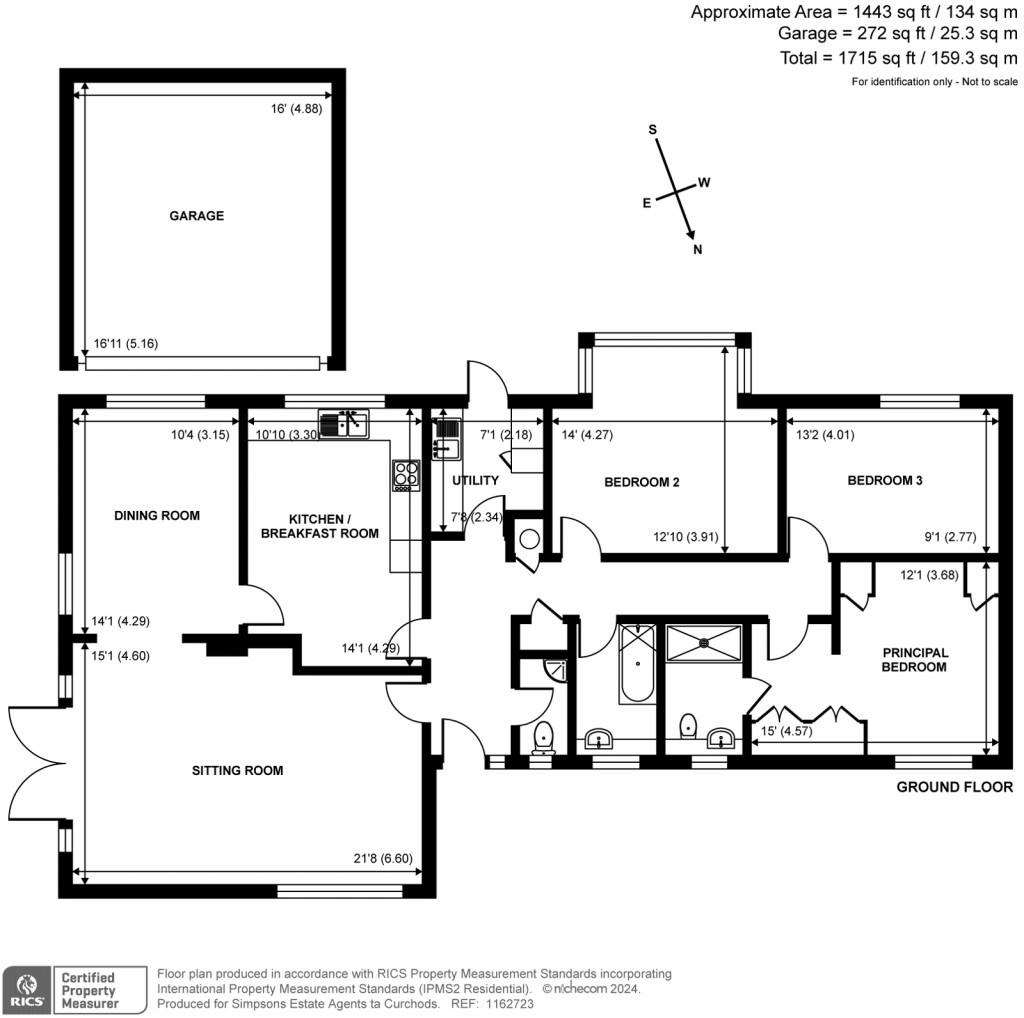 Floorplans For Highfield Road, West Byfleet, KT14