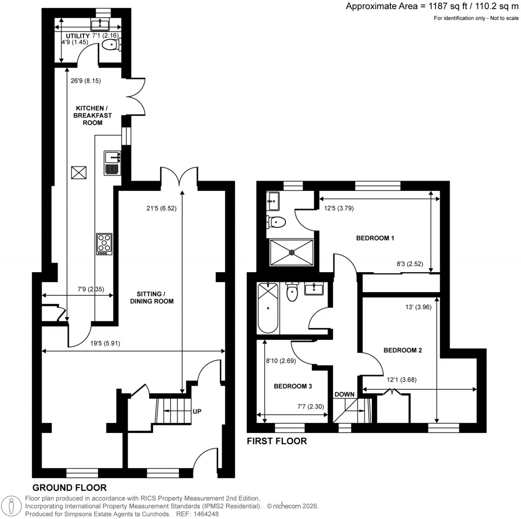 Floorplans For Petersham Avenue, Byfleet, Surrey