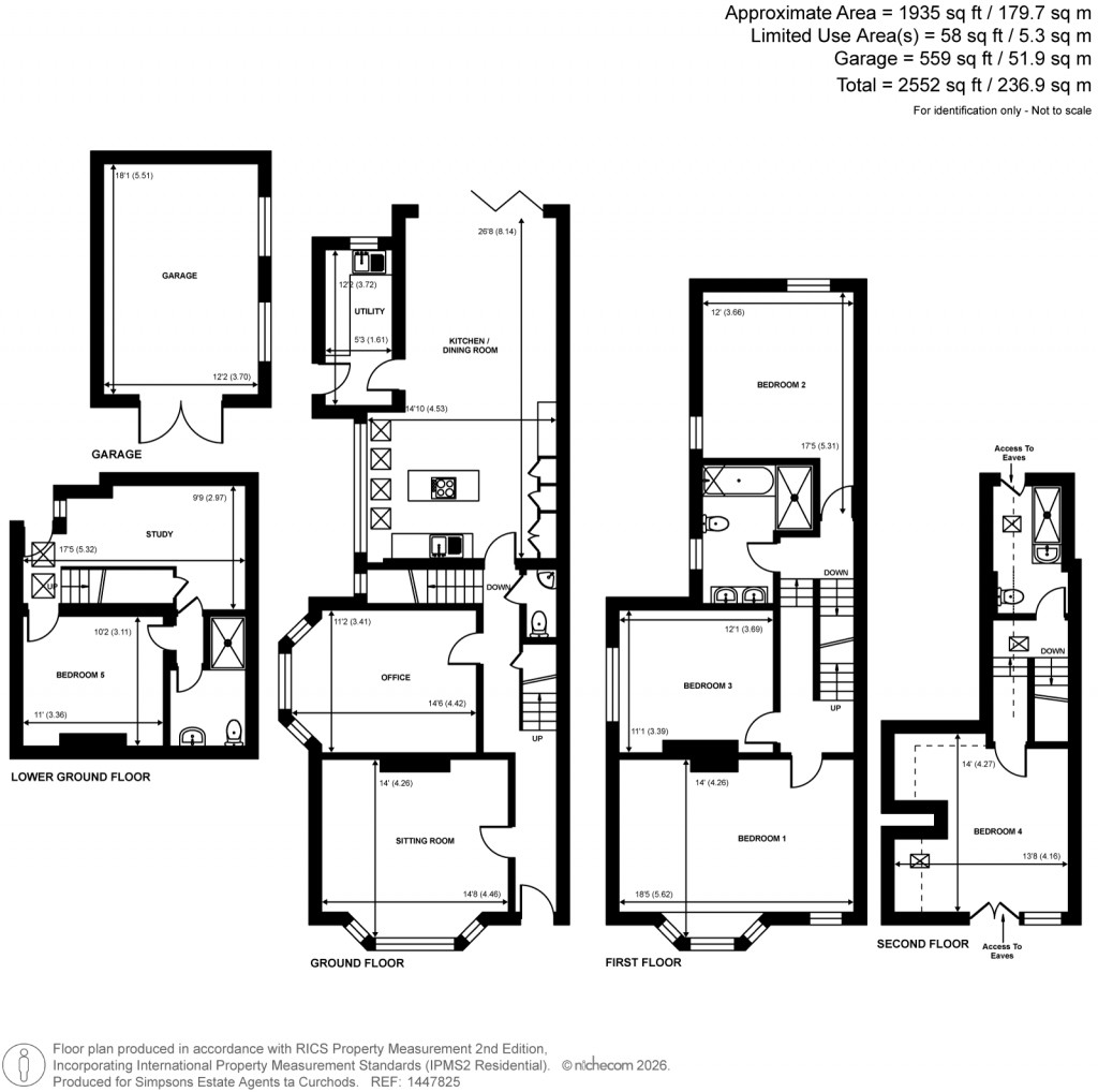 Floorplans For Parvis Road, West Byfleet, Surrey