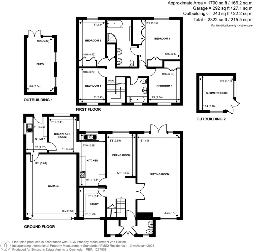Floorplans For Dashwood Close, West Byfleet, Surrey