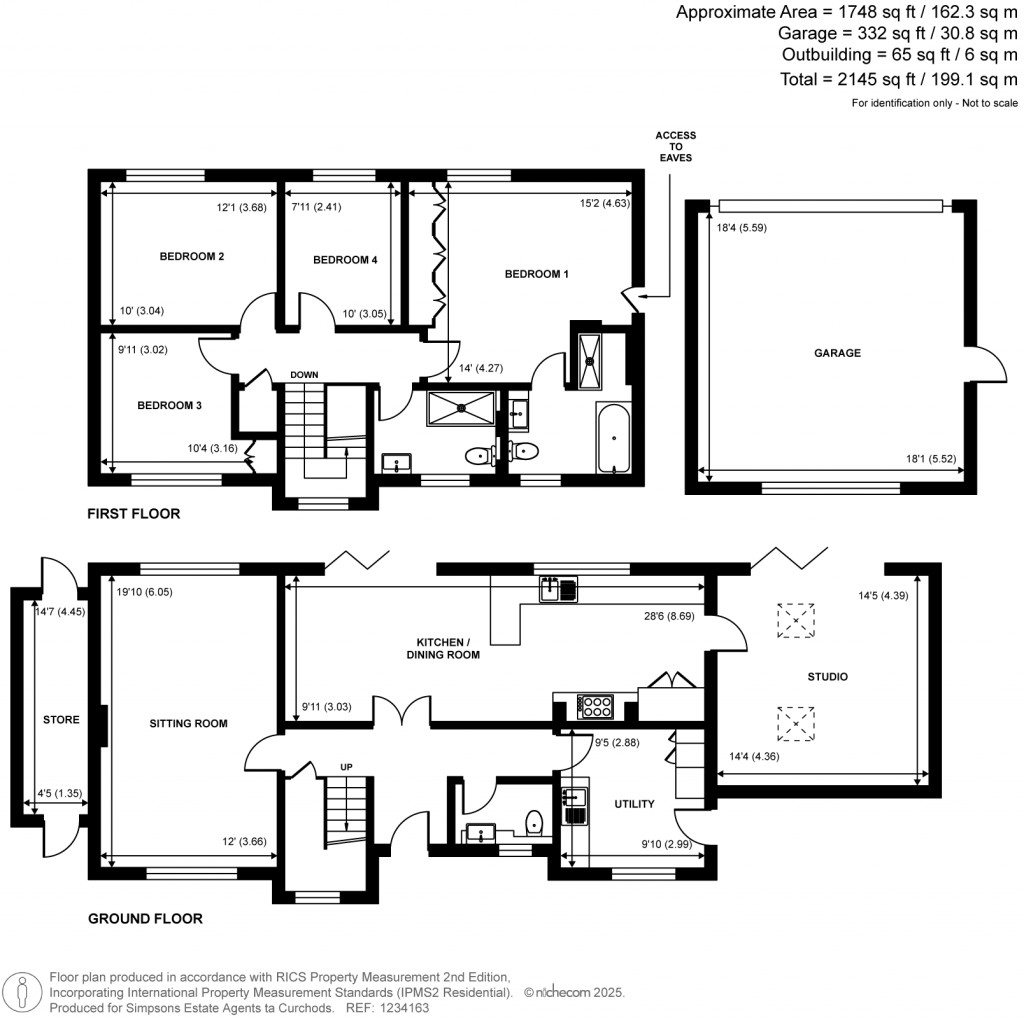Floorplans For Thorley Gardens, Pyrford, Surrey