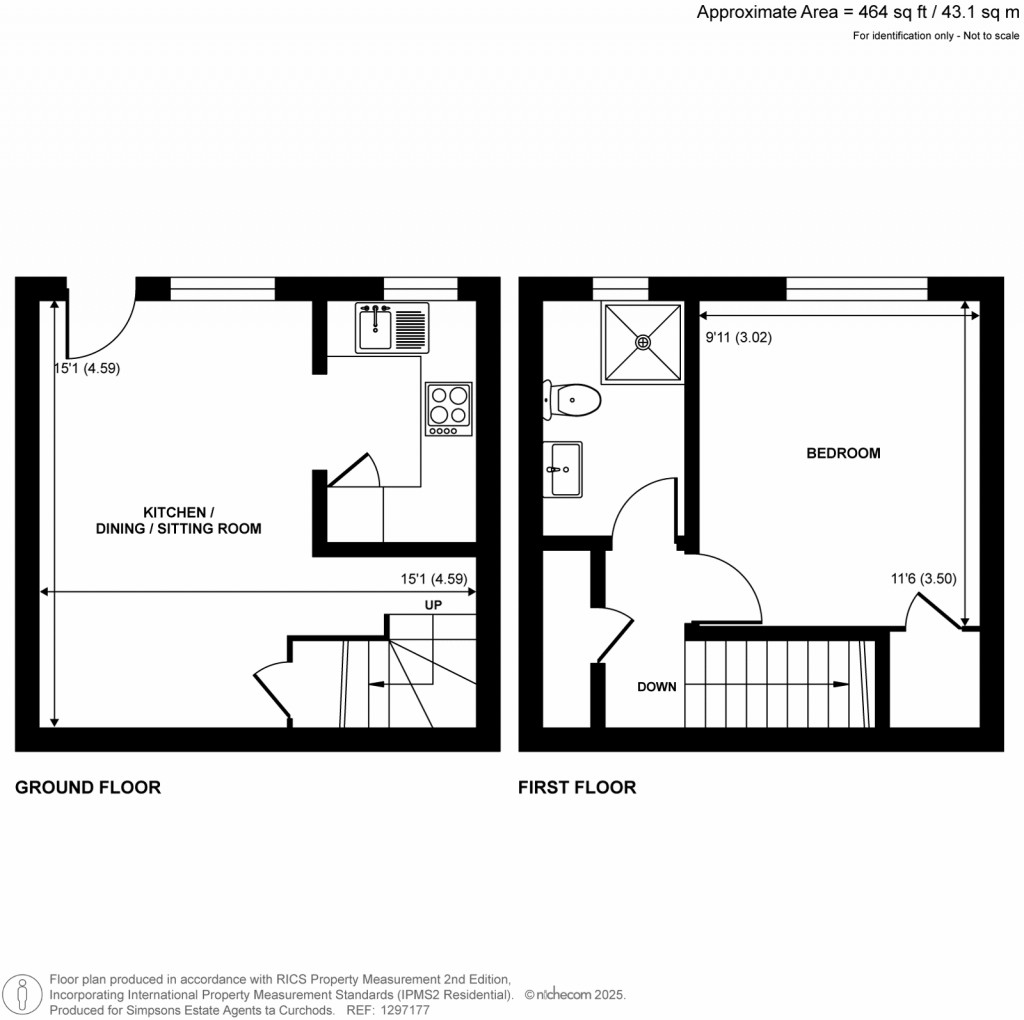 Floorplans For Wakefield Close, Byfleet, Surrey