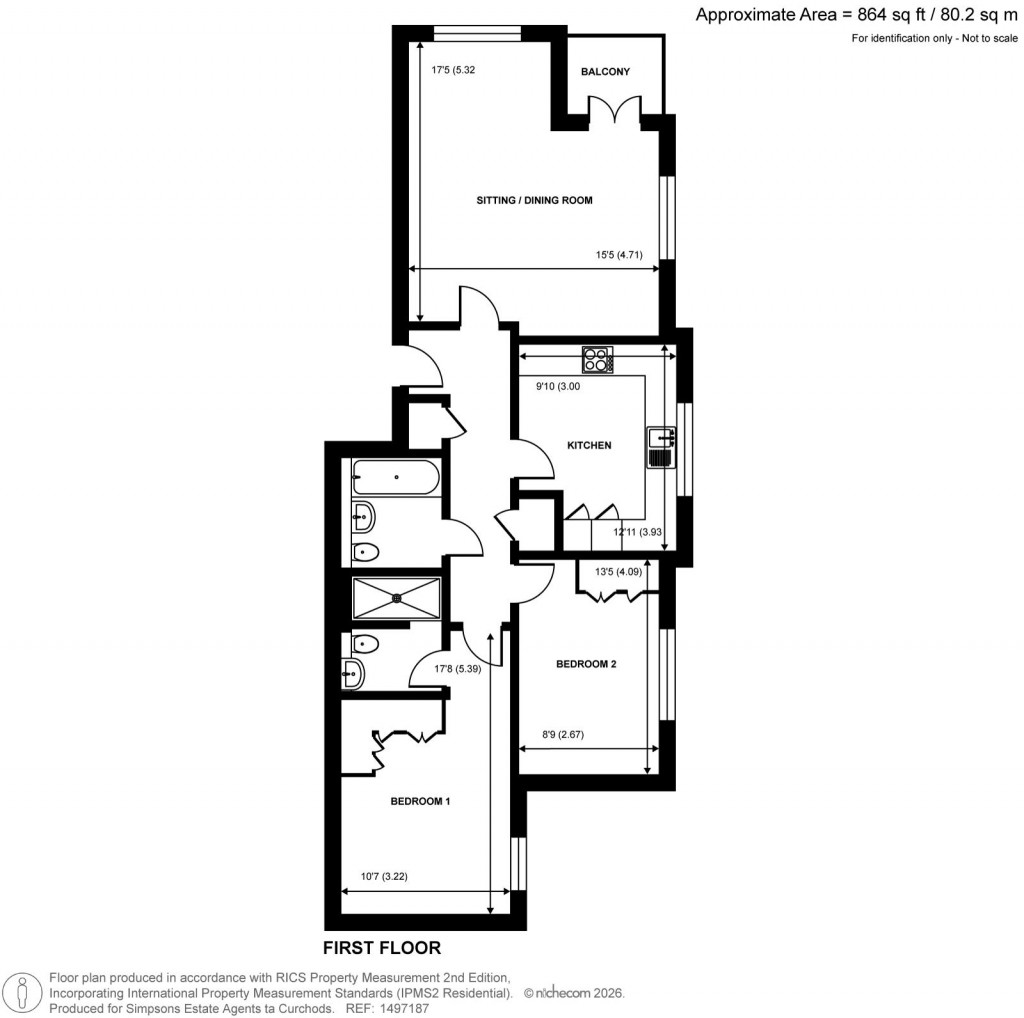 Floorplans For Old Woking Road, West Byfleet, Surrey