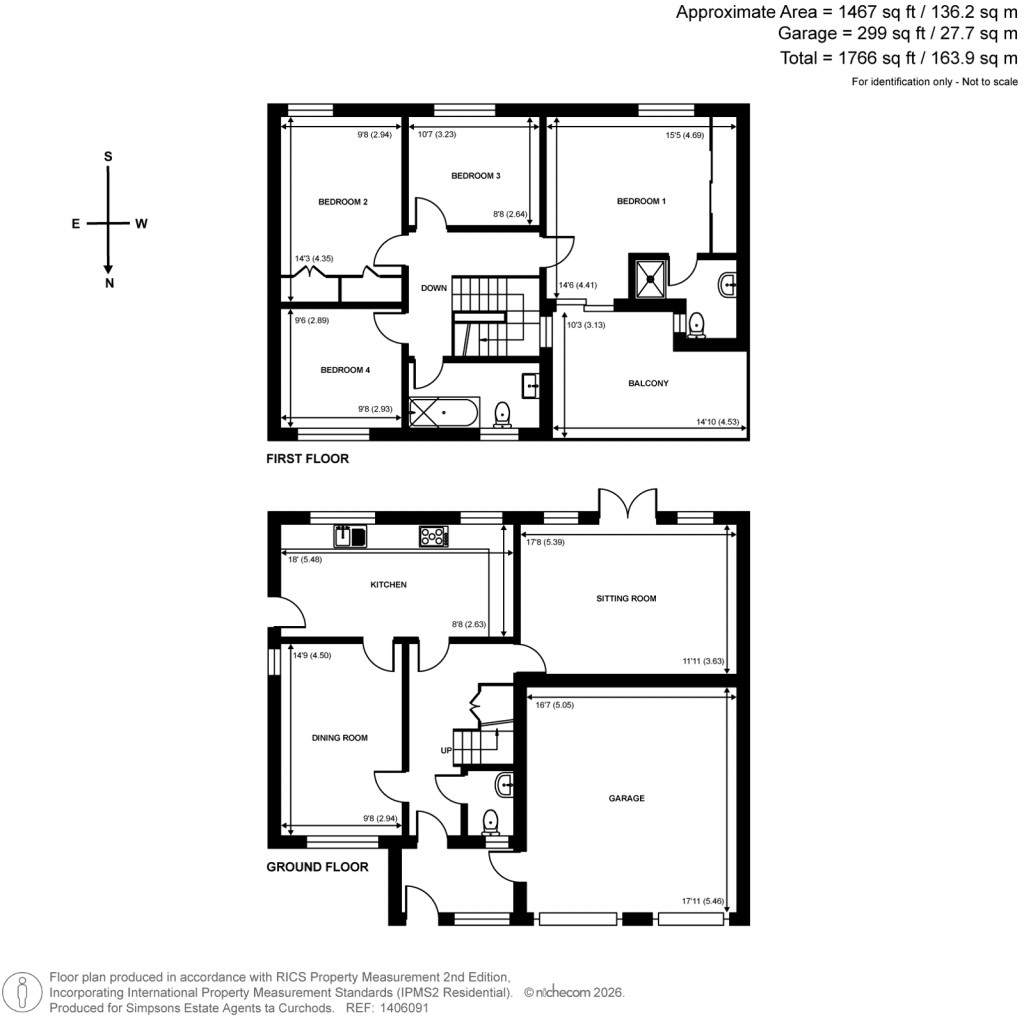 Floorplans For Highfield Close, West Byfleet, Surrey