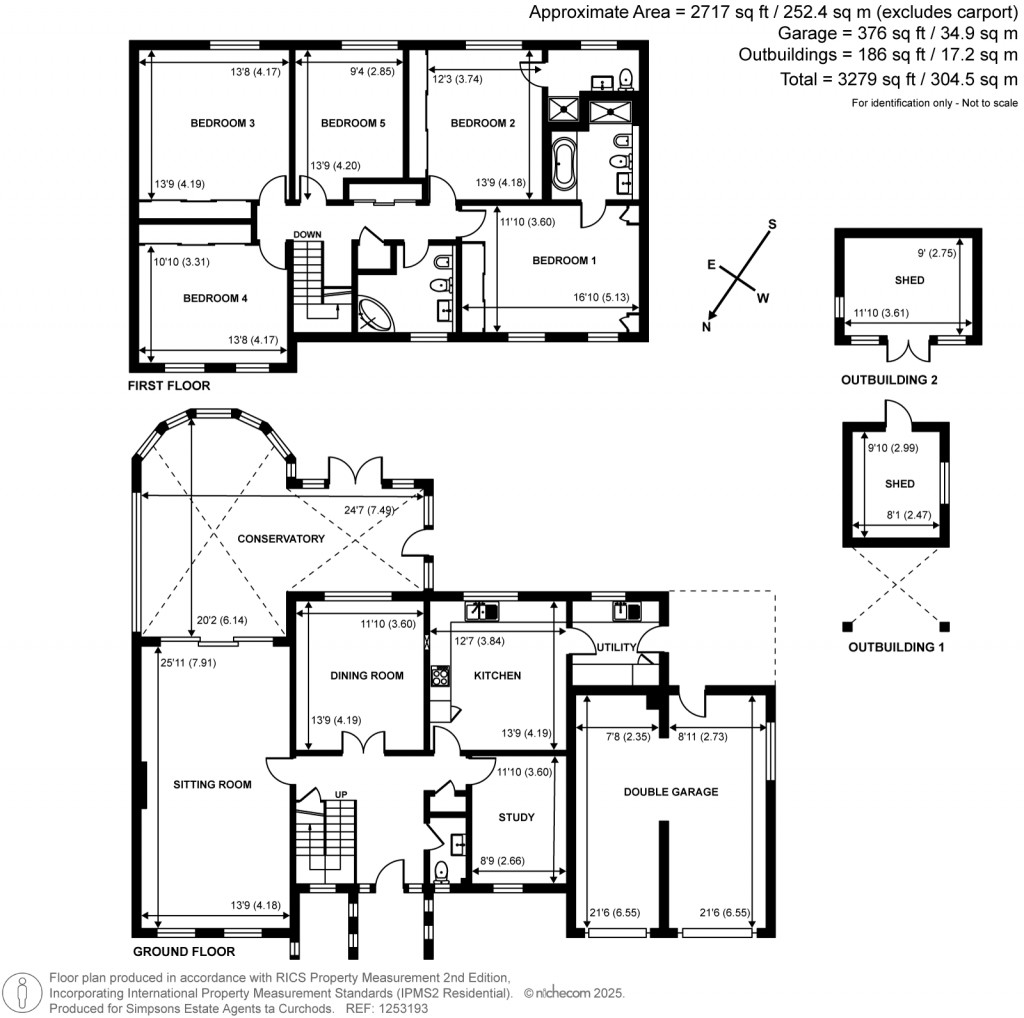Floorplans For Ridgway Road, Pyrford, GU22