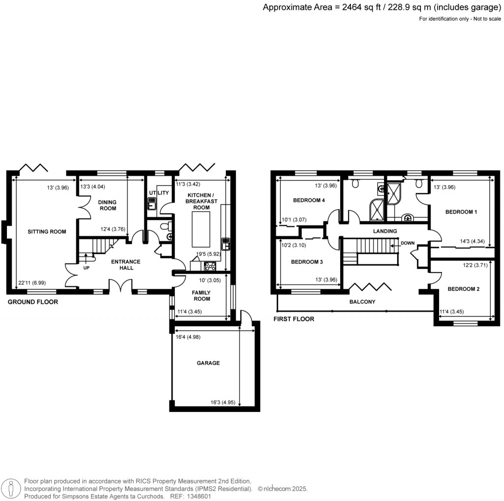 Floorplans For Coppice End, Pyrford, Surrey