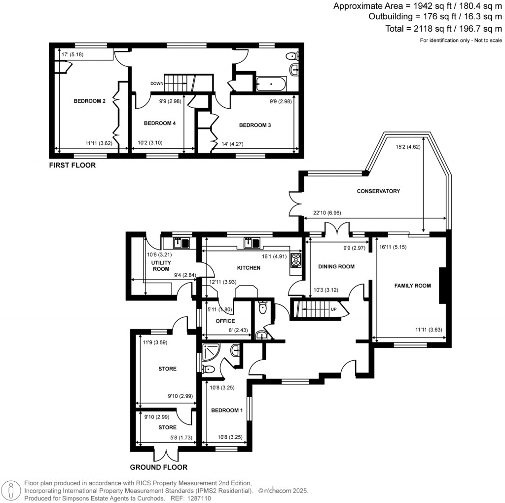 Floorplans For Blackwood Close, West Byfleet, KT14