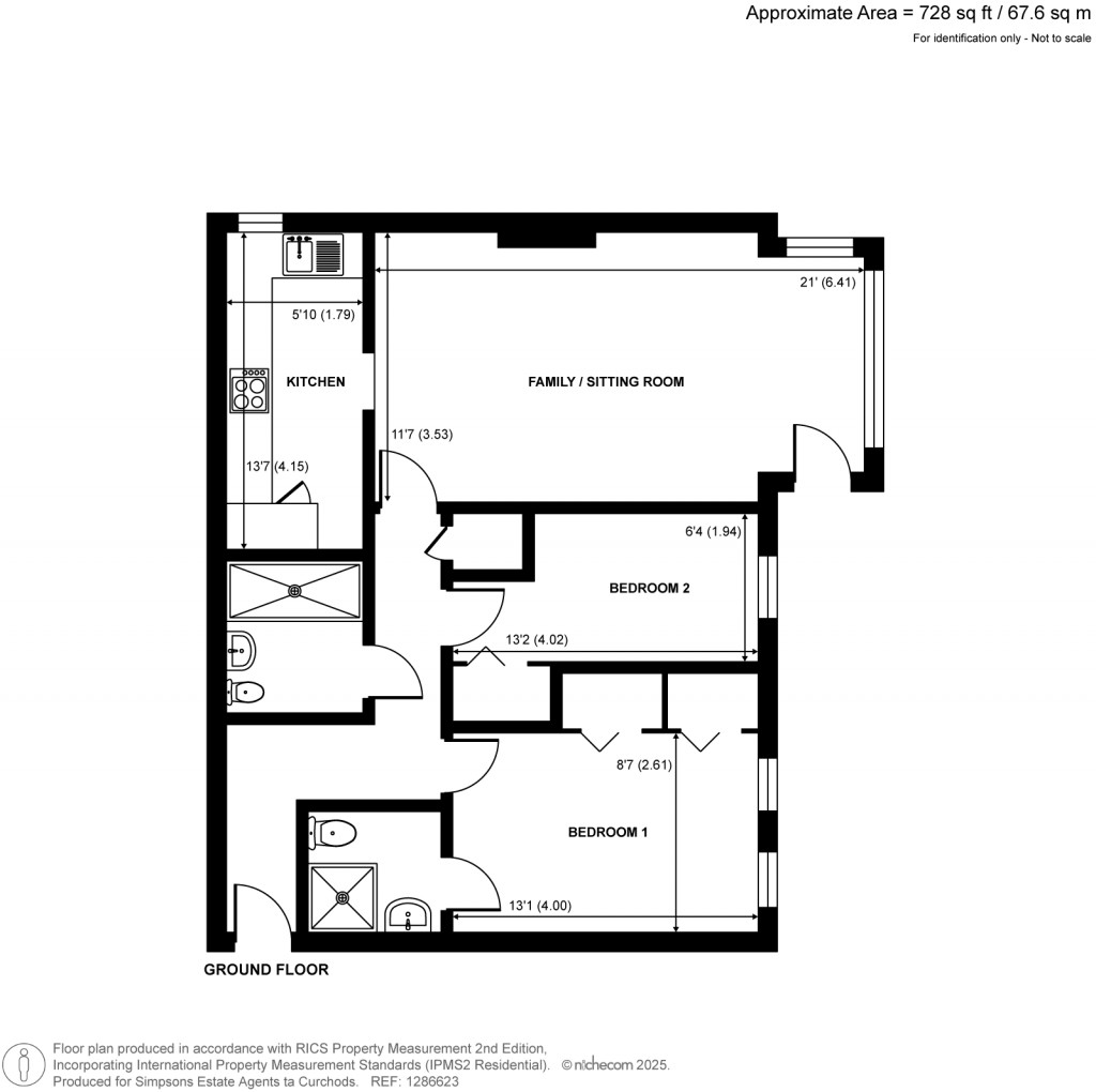 Floorplans For Madeira Road, West Byfleet, Surrey