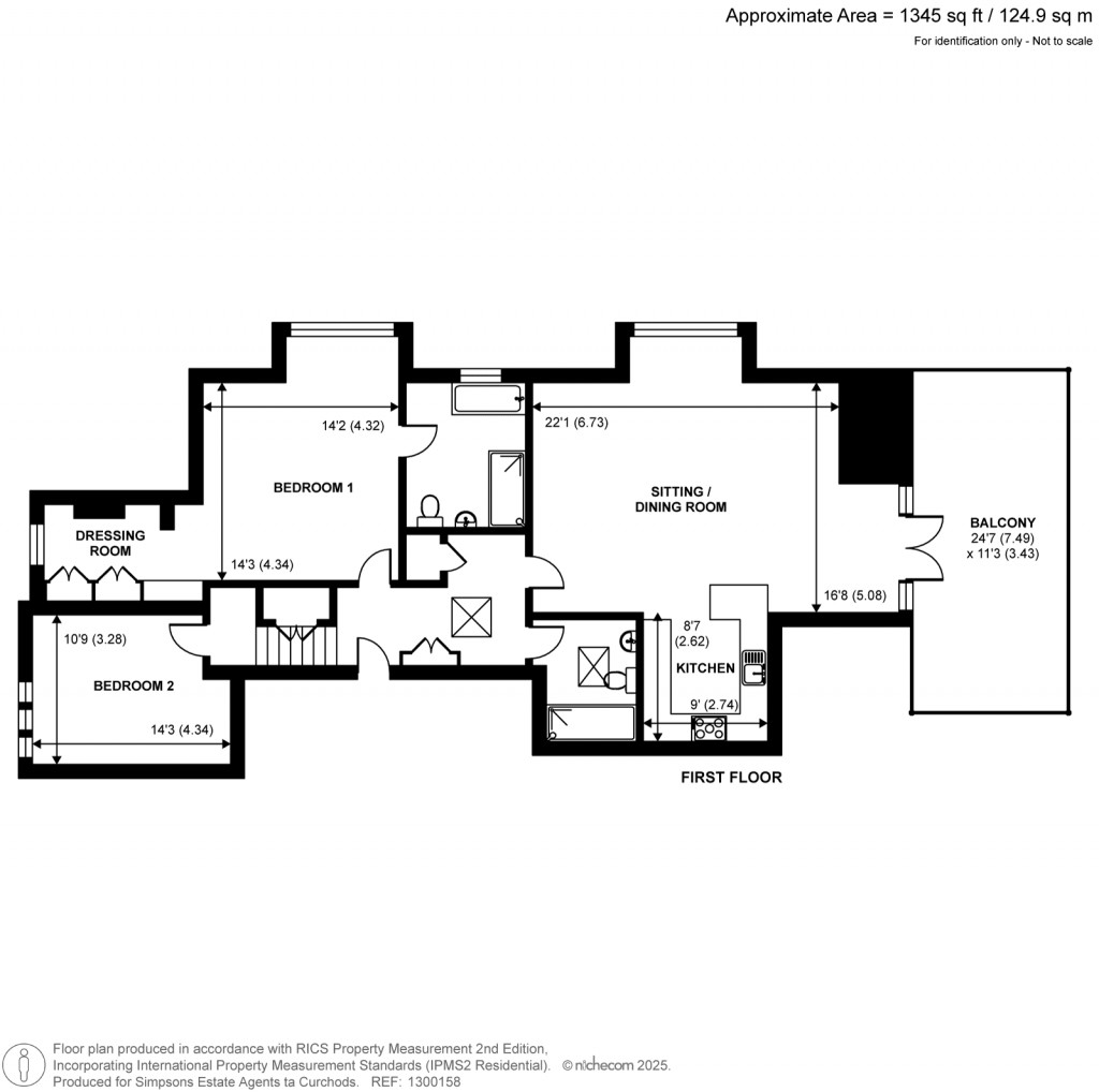 Floorplans For Broadoaks Park Road, West Byfleet, Surrey