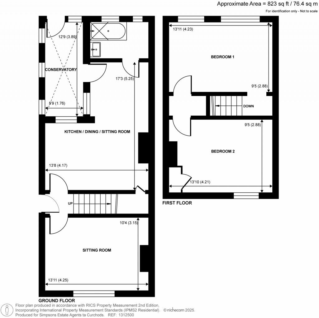 Floorplans For Station Road, West Byfleet, Surrey