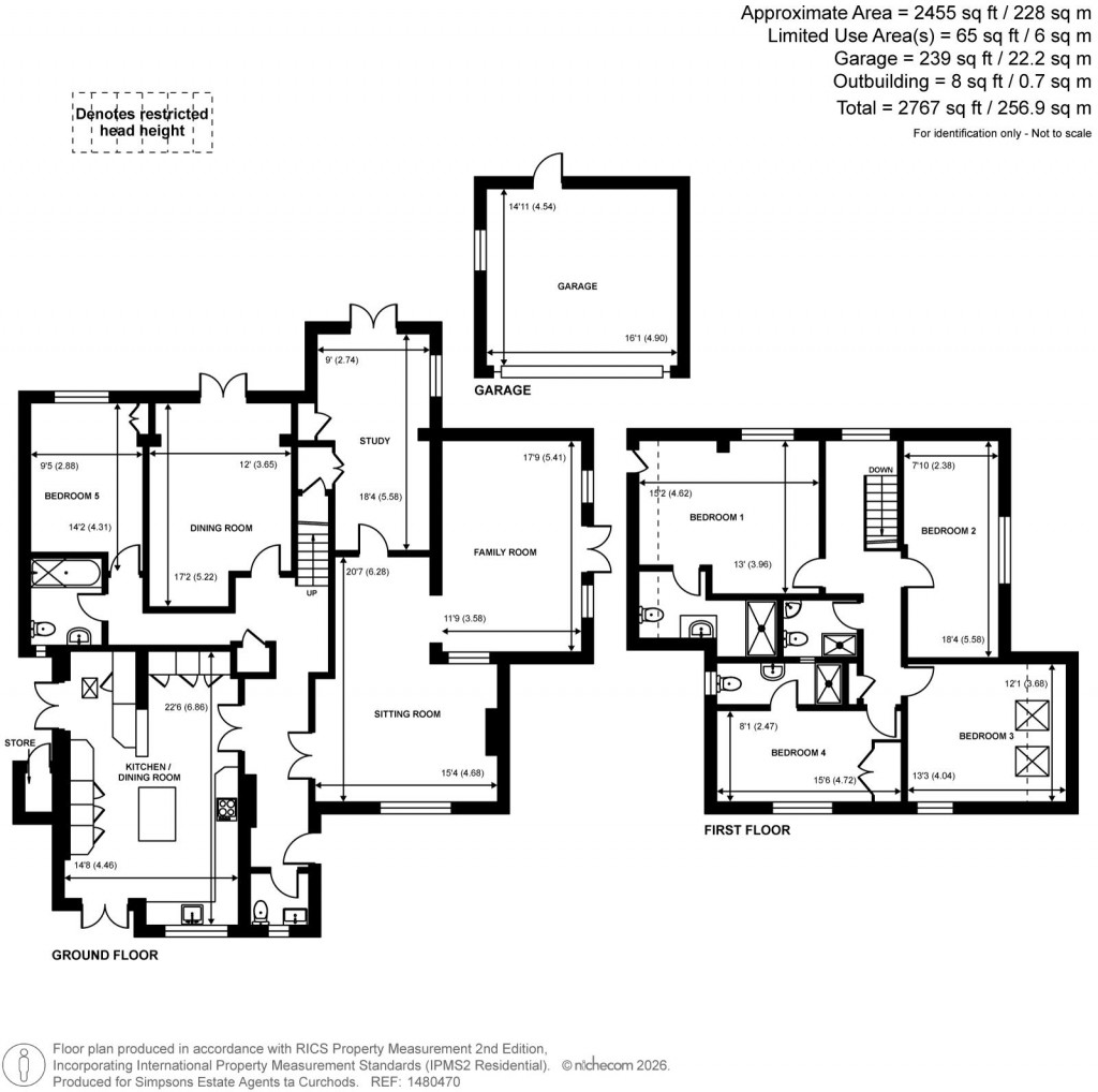 Floorplans For Ridgway, Pyrford, Surrey