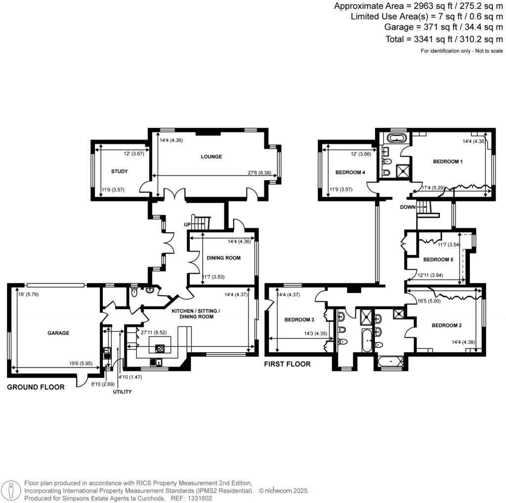 Floorplans For Orchards Close, West Byfleet, Surrey