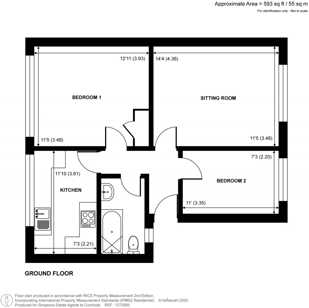 Floorplans For Lavender Park Road, West Byfleet, Surrey