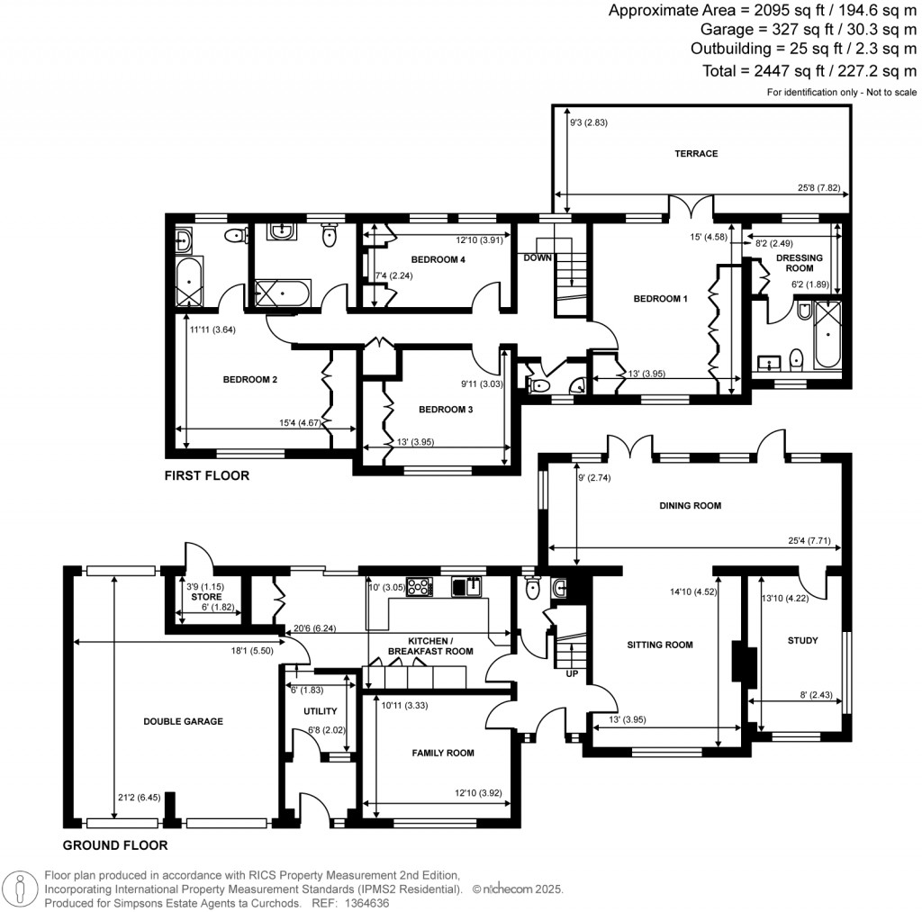 Floorplans For Hacketts Lane, Pyrford, Surrey