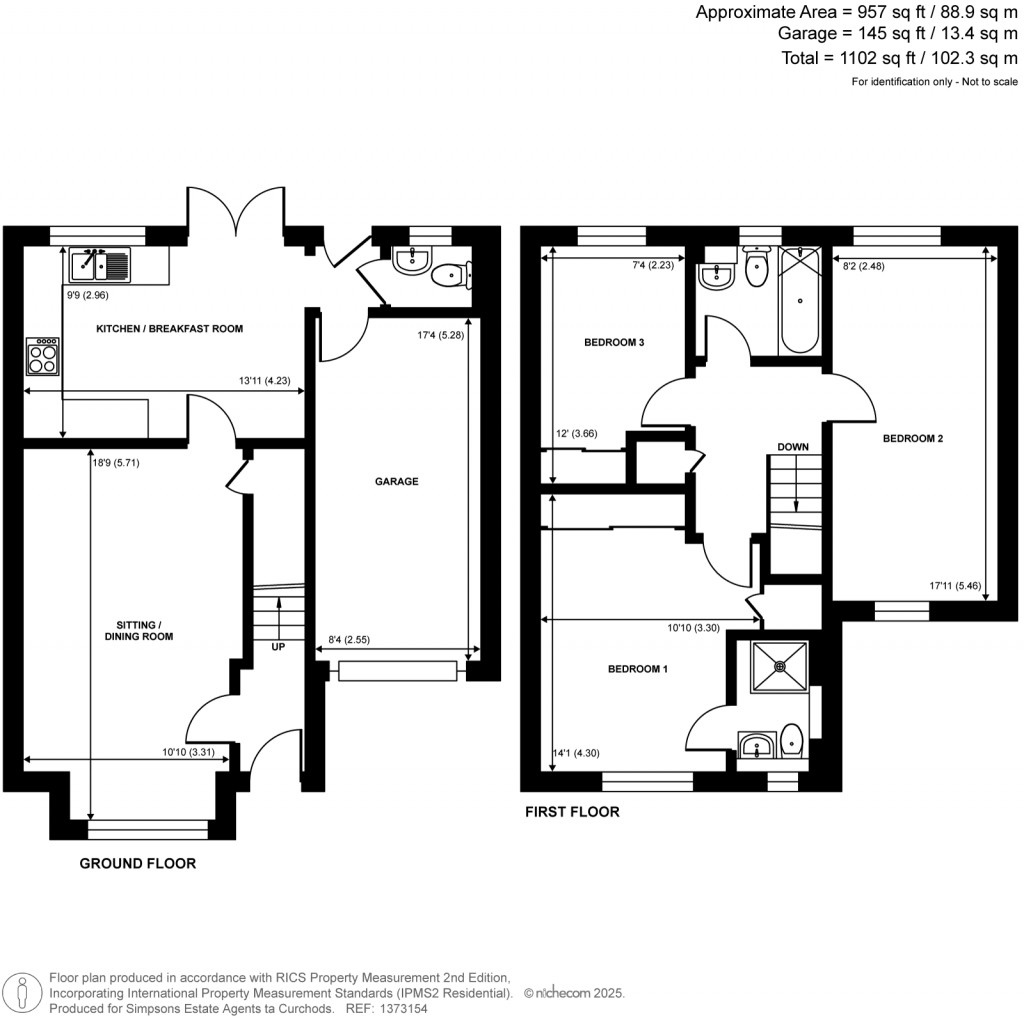 Floorplans For Riverview Gardens, Cobham, Surrey