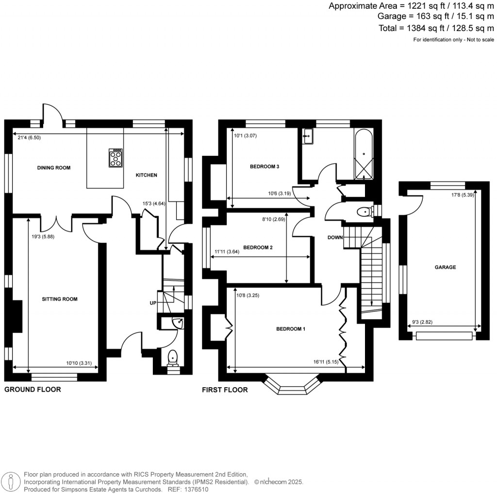 Floorplans For The Close, West Byfleet, Surrey