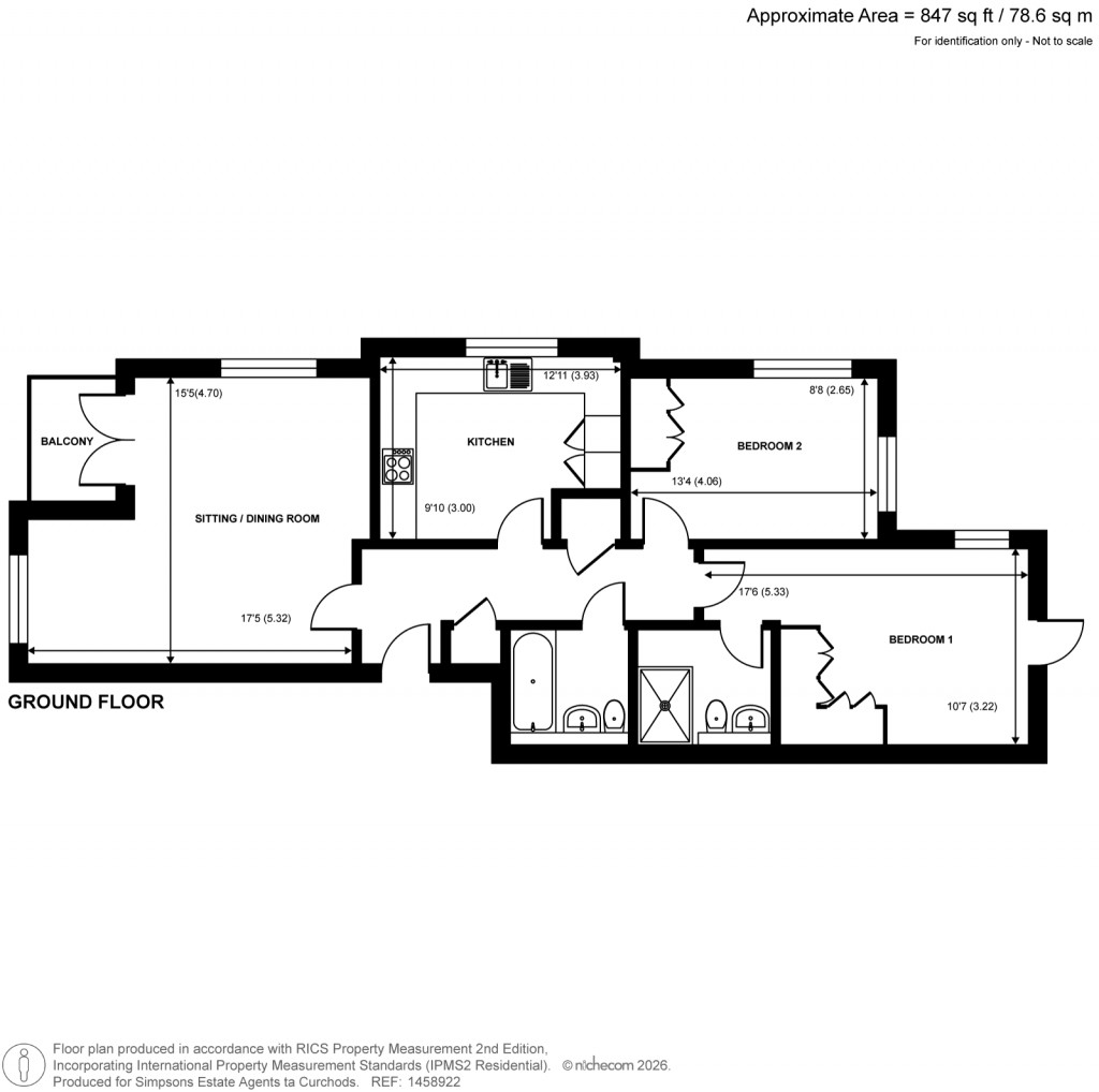 Floorplans For Old Woking Road, West Byfleet, Surrey