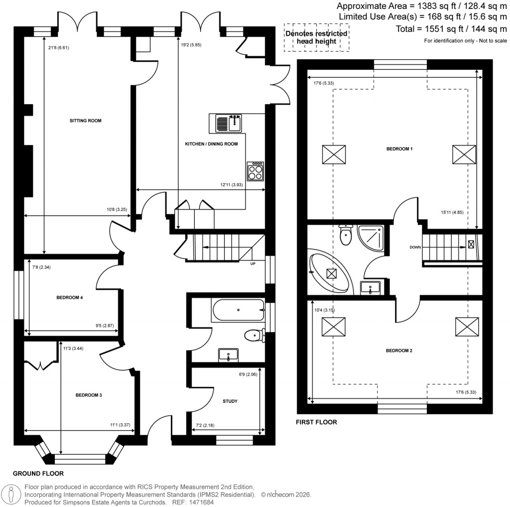 Floorplans For Woodlands Avenue, West Byfleet, Surrey
