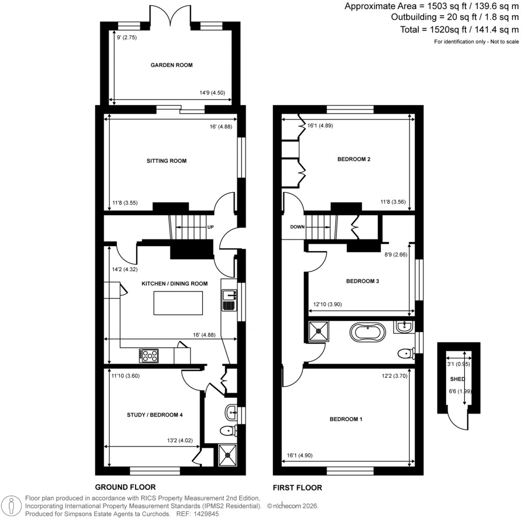 Floorplans For Chertsey Road, Byfleet, Surrey