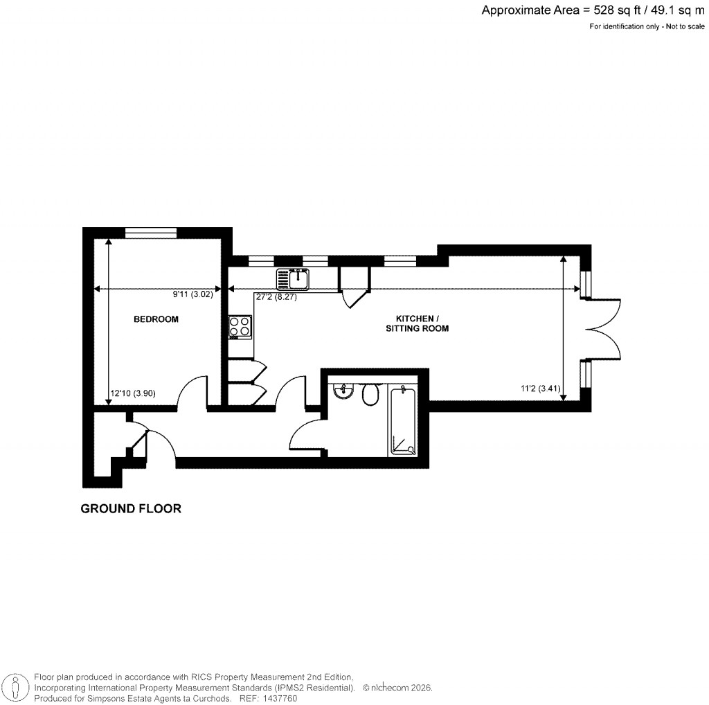 Floorplans For Hobbs Close, West Byfleet, Surrey